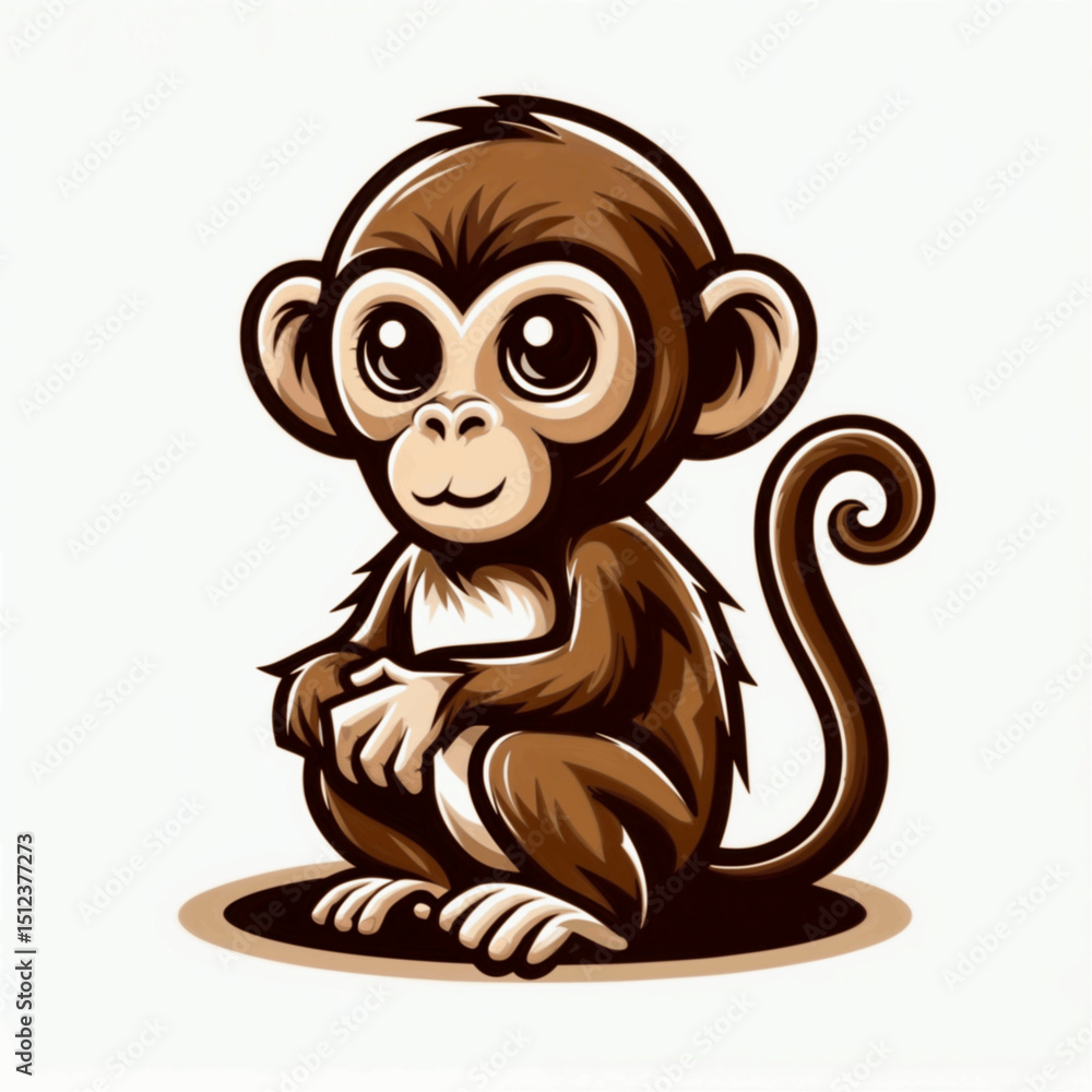 Obraz premium monkey cartoon