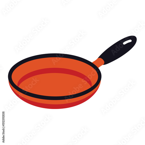 frying pan isolated on white