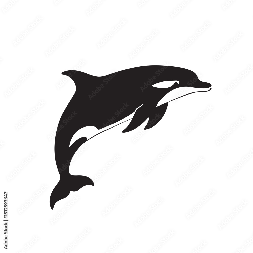 Fototapeta premium dolphin vector illustration