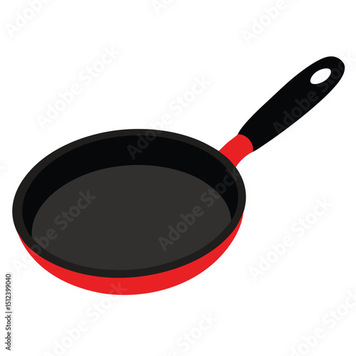 frying pan isolated on white