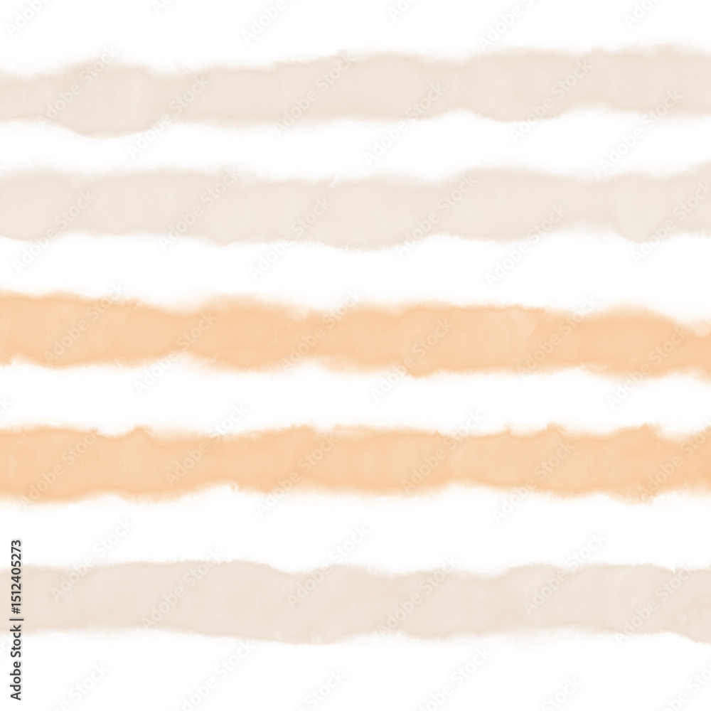 Fototapeta premium Orange Brown Beige Hand Drawn Stripe Line Background Pattern