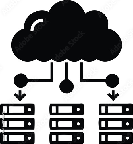 Cloud Computing Architecture for Data Storage and Retrieval Network Providing Scalable and Reliable Access to Information Over The Internet