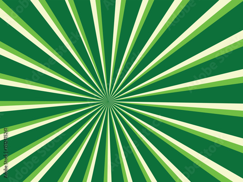 green retro burst abstract background 