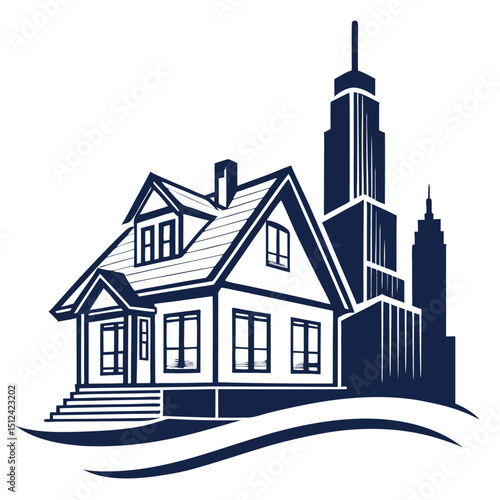 vector illustration of a house