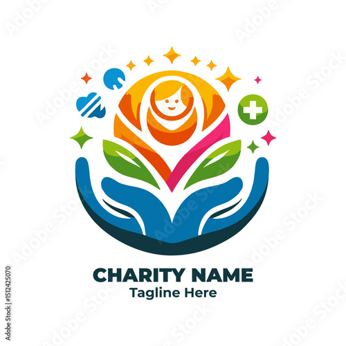 Charity nonprofit fundraising design for donation volunteer aid kindness generosity support activism outreach help heart hope compassion love community