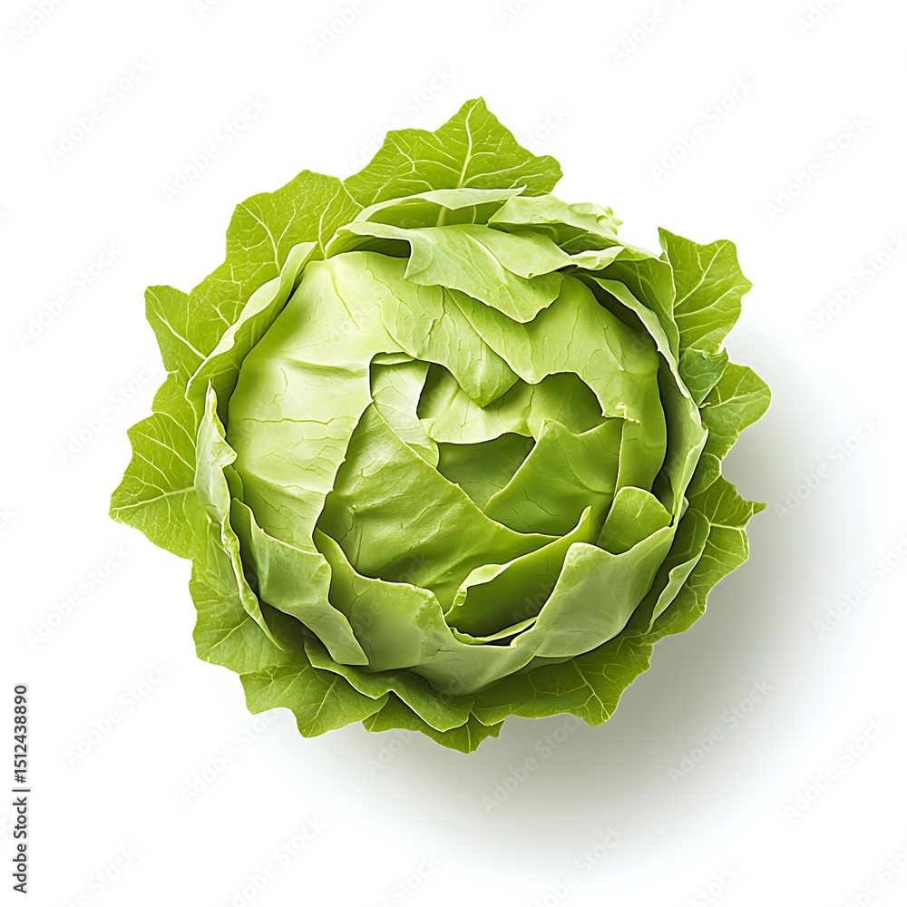 Obraz premium cabbage isolated on white background