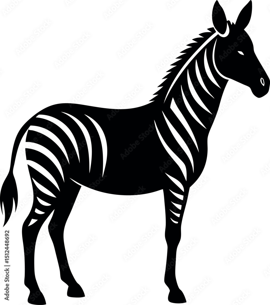 Obraz premium Zebra Animal Icon
