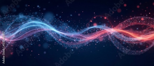 Glowing Particle Waves
