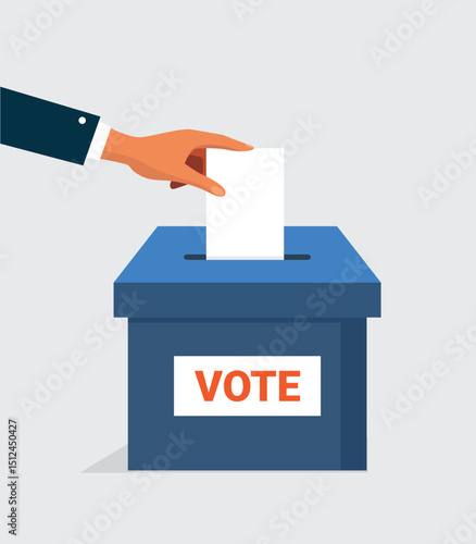 Voting vector illustration. Vote illustration.