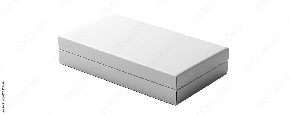 Naklejka premium White box packaging