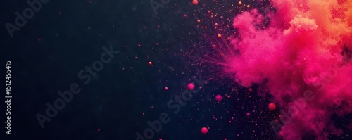 Abstract spray paint texture on dark backdrop,  high resolution,  expression