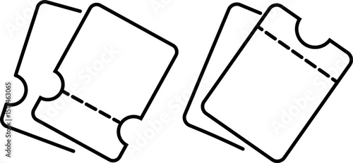 ticket icon. train ticket with a train symbol. representing air travel
