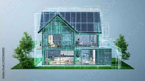 Modern Smart Home Design Visualization