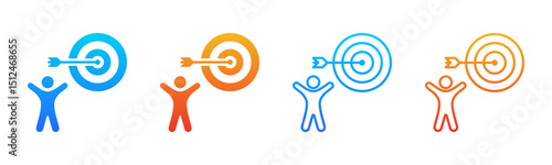 Purpose icon sheet multiple style collection