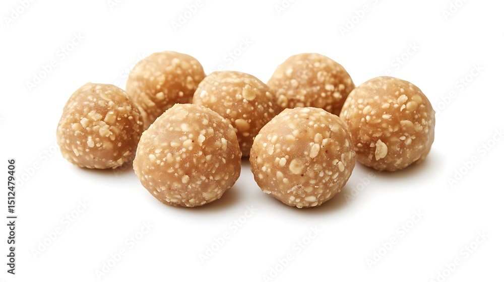 Sweets laddu isolated white background. Generative Ai Sweets laddu isolated white background. Generative Ai