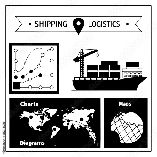set of infographic elements
