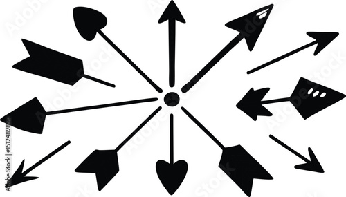 DNA Double Helix Icons in Black Vector