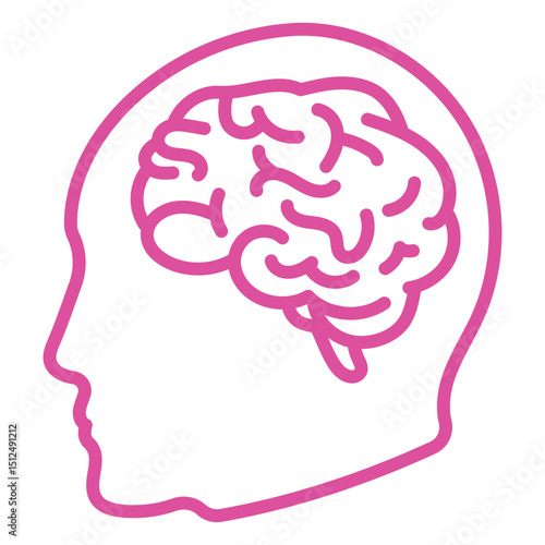 Brain in head stroke