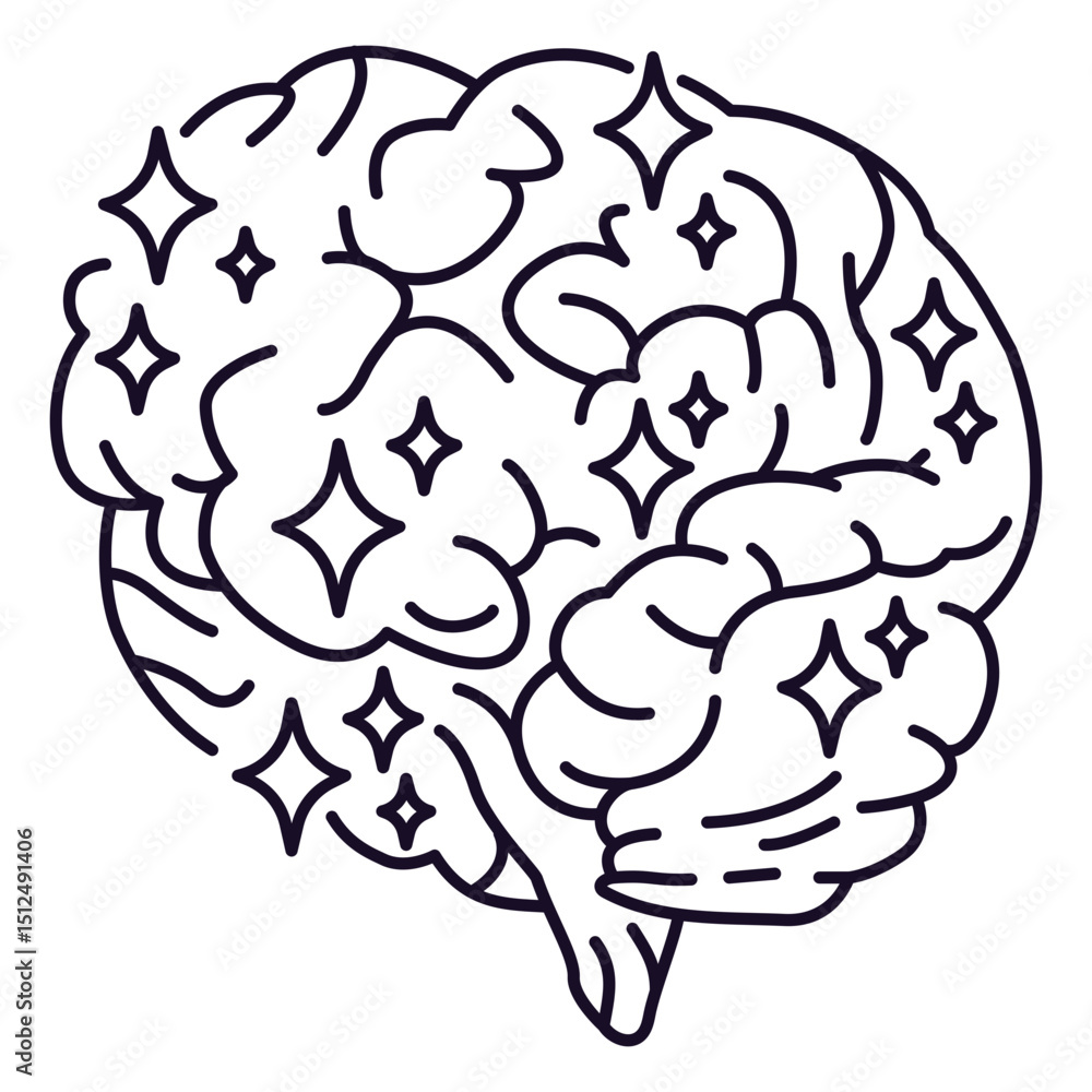 Brain sparkle stroke Brain sparkle stroke