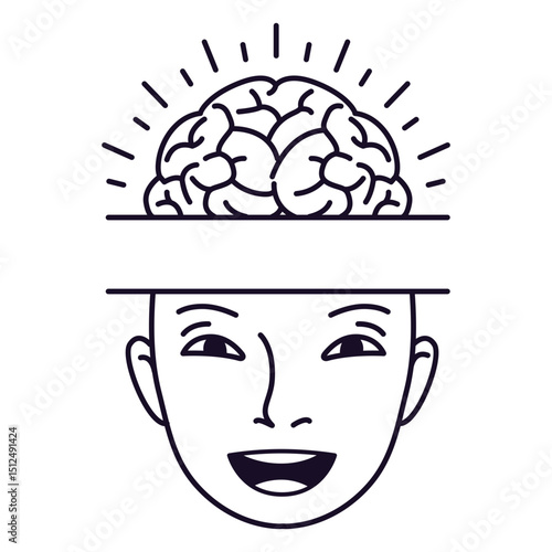 Happy mind stroke