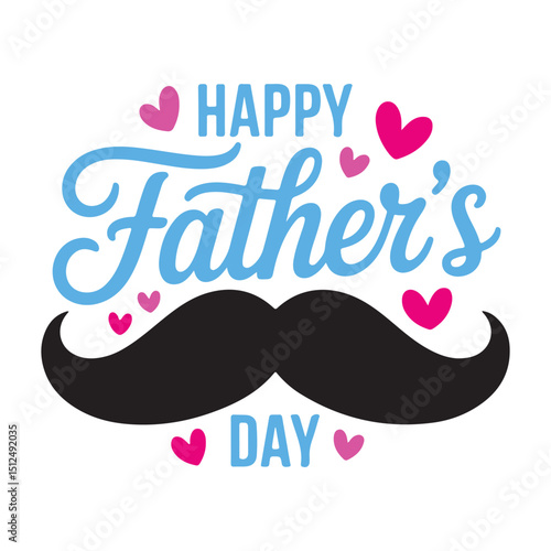 Fathers Day Vector Design – Celebrating Dad's Day	