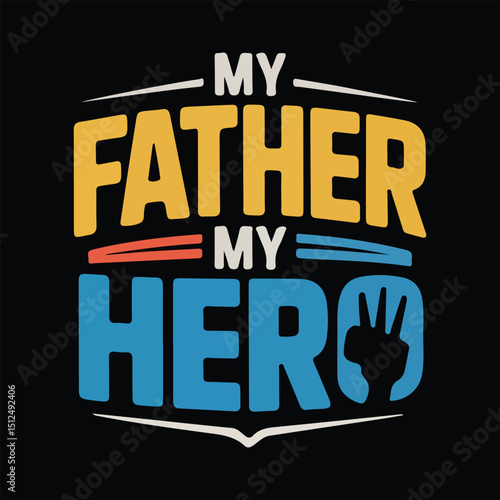 Fathers Day Vector Design – Celebrating Dad's Day	