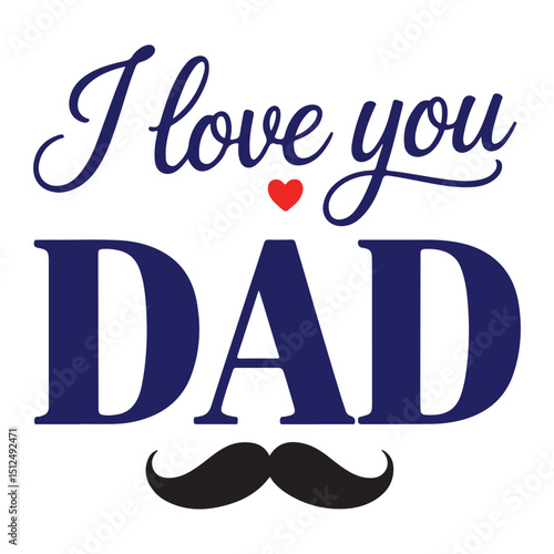 Fathers Day Vector Design – Celebrating Dad's Day	