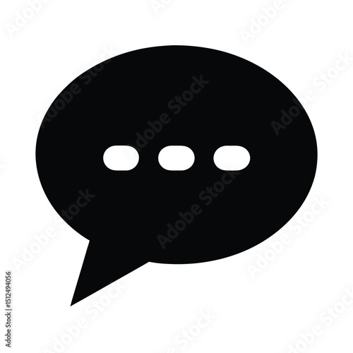 Chat Bubble Icon Vector Illustration