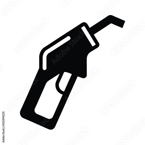 Classic Gas Pump Nozzle Icon Vector Illustration