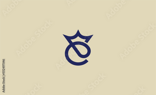 Crown Logo with Letter  E. Elegant, King, Royal and Premium concept for Luxury and jewellery Brand.