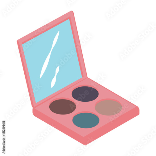 Cute eyeshadow isometric