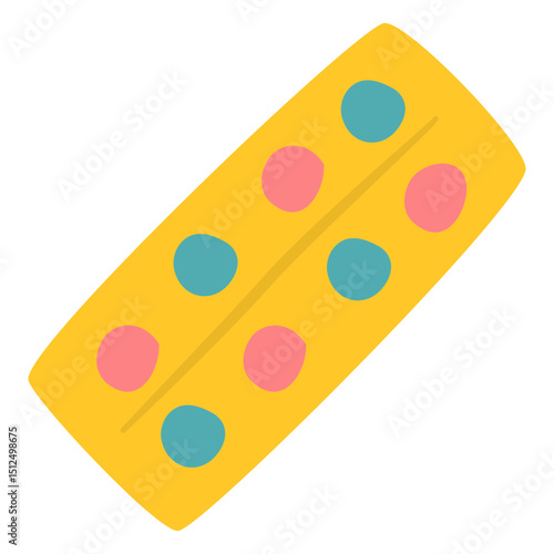 Yellow paint pallette
