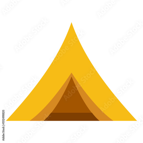 Camping tent flat
