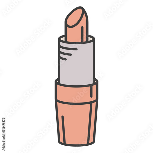 Lipstick makeup illustration