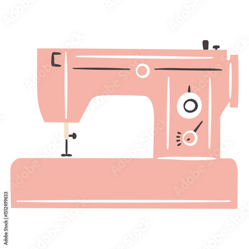 Sewing machine vintage manual flat