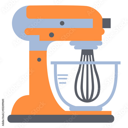 Cooking baking mixer flat