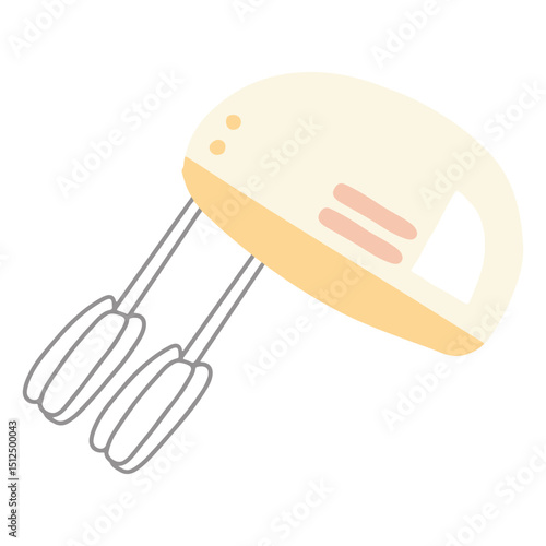 Flat kitchen mixer