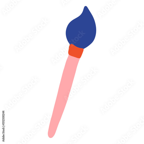 Painting brush flat
