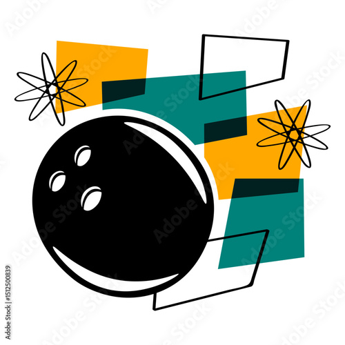 Ball retro bowling