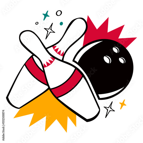 Hit retro bowling