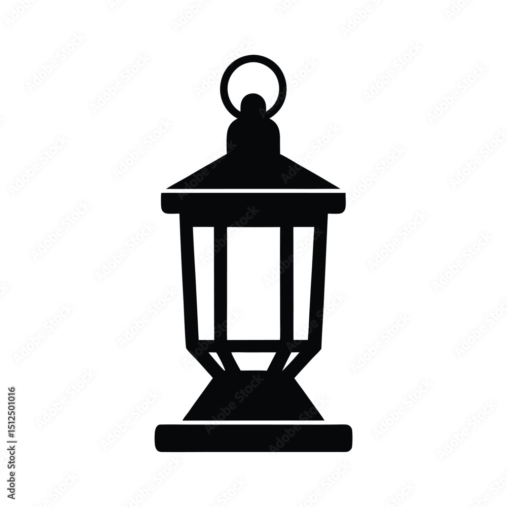 Lantern Stand Icon Vector Illustration Lantern Stand Icon Vector Illustration