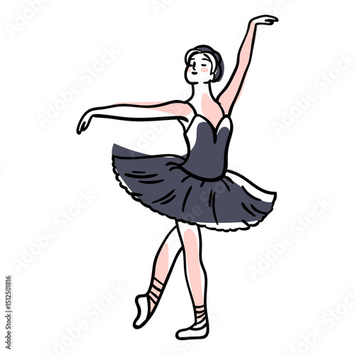 Ballet delicate ballerina people dancer