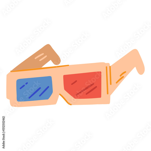 3D cinema vision glasses
