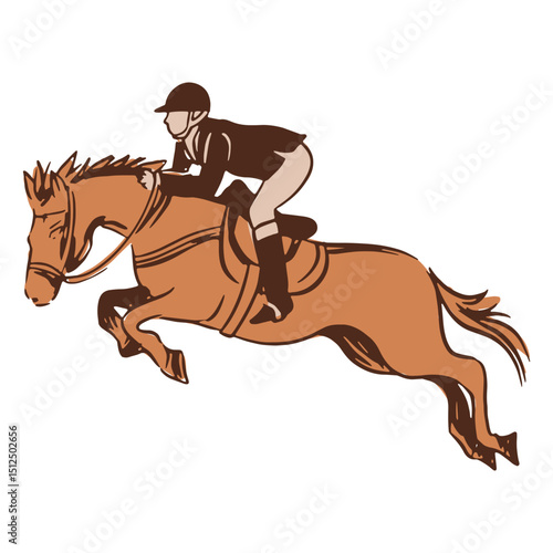 Jockey illustration