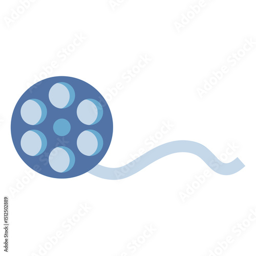 Movie film tape icon