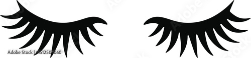 Eyelashes Vector EPS Design