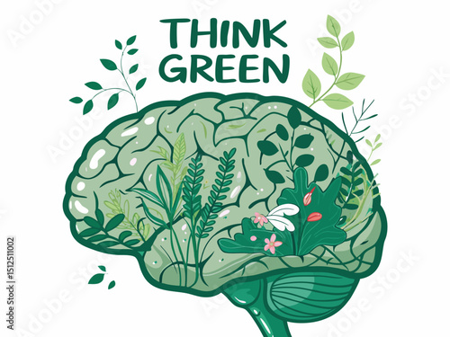 Botanical Brain Concept for Sustainability