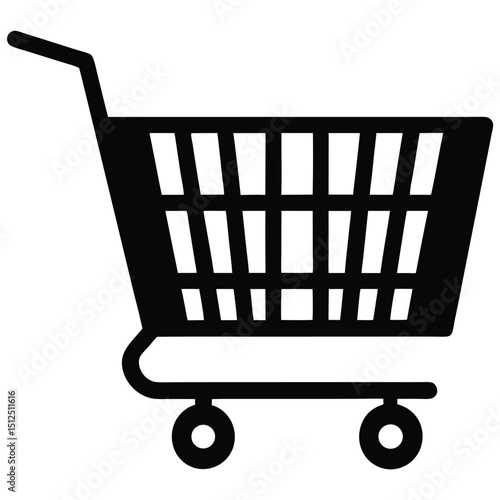 shopping cart line art silhouette vector illustration, Shopping Cart, Shopping cart silhouette set vector illustration isolated On Transparent Background, Shopping cart icon set, Shoping Cart.