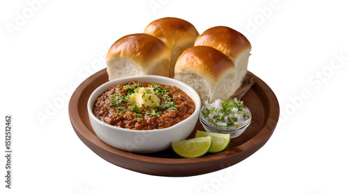 Delicious Pav Bhaji Indian street food classic dish