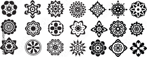 Rangoli patterns icon